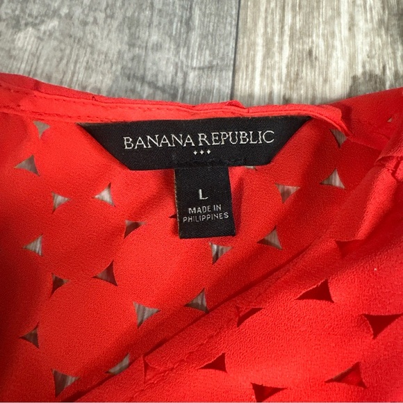 Banana Republic Blouse, Lot Of 2, Summer/Spring Fun, Womens Large - Picture 3 of 6